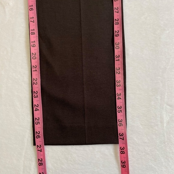 Banana Republic Ladies Ponte Pants, Straight Leg, Stretch, Brown, Size 10 NWT - Picture 13 of 15